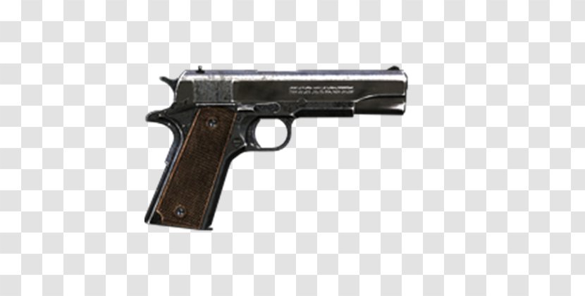 .45 ACP M1911 Pistol Firearm Magazine - Semiautomatic - Handgun Transparent PNG