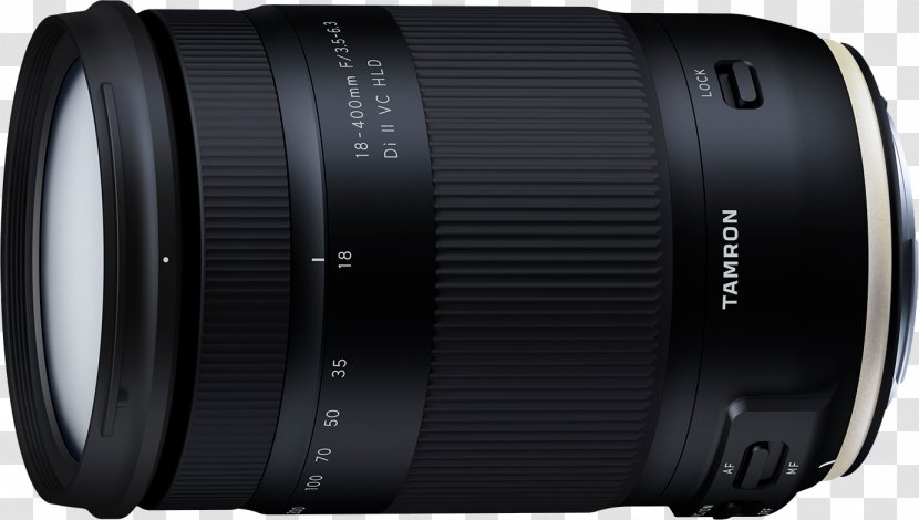 Tamron 18-270mm F/3.5-6.3 Di II VC PZD 18-400mm HLD Canon EF Lens Mount Camera Zoom - Superzoom Transparent PNG