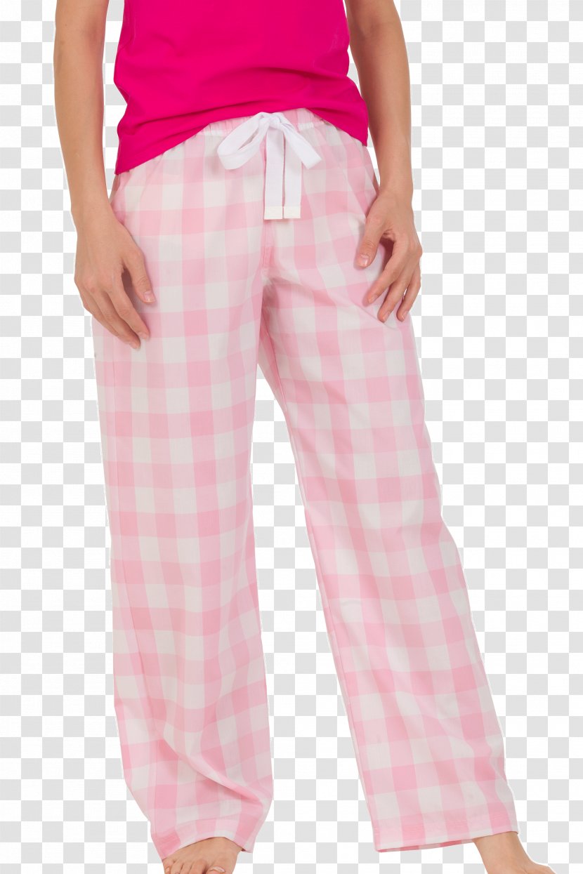 Pajamas Waist Pink M Pants - Trousers Transparent PNG