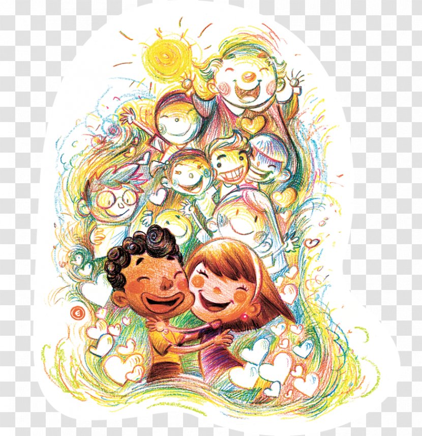 Illustration Animated Cartoon Happiness Legendary Creature - Art - Dia Das Crianças Transparent PNG
