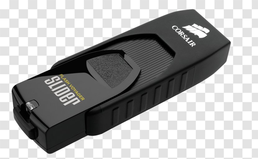 USB Flash Drives CORSAIR Voyager Slider 3.0 Corsair Components - Electronics Accessory Transparent PNG