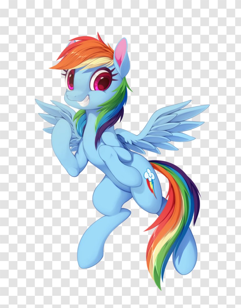 Pony Horse Animated Cartoon Rainbow Dash Transparent PNG