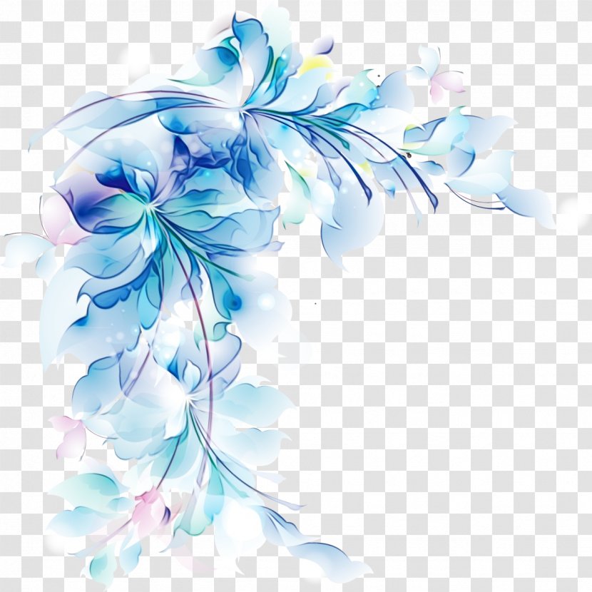 Blue Flower Plant Petal Pedicel - Morning Glory Transparent PNG