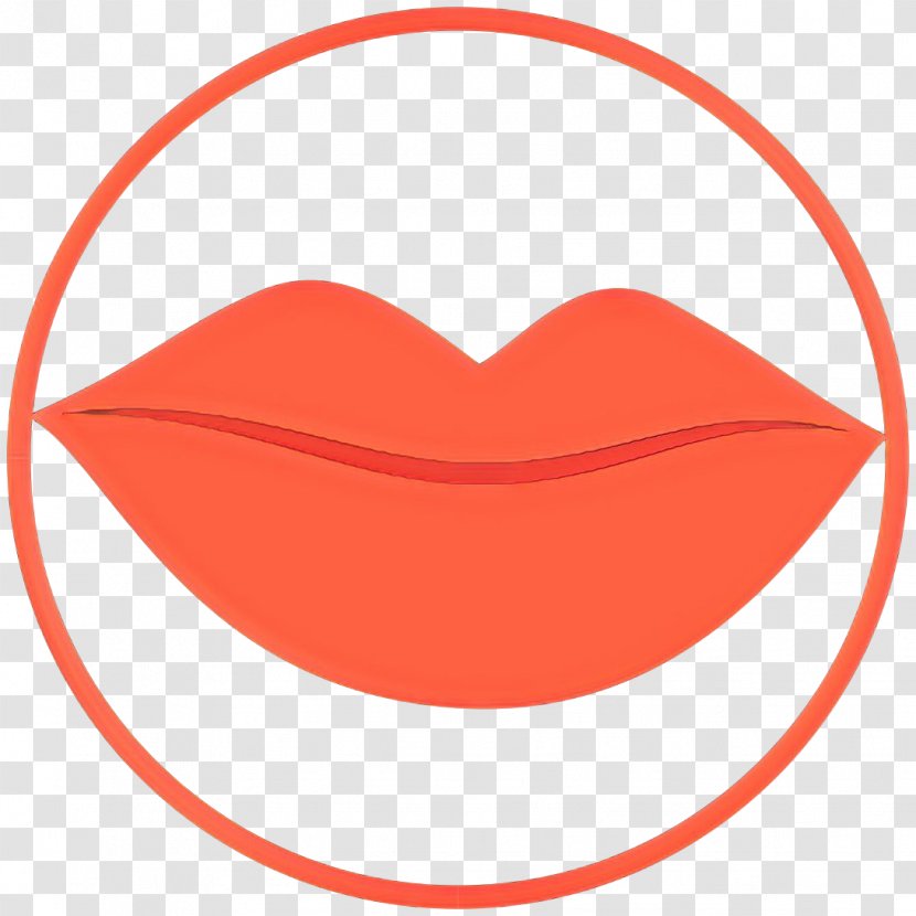 Red Lip Mouth Line Clip Art - Logo Smile Transparent PNG