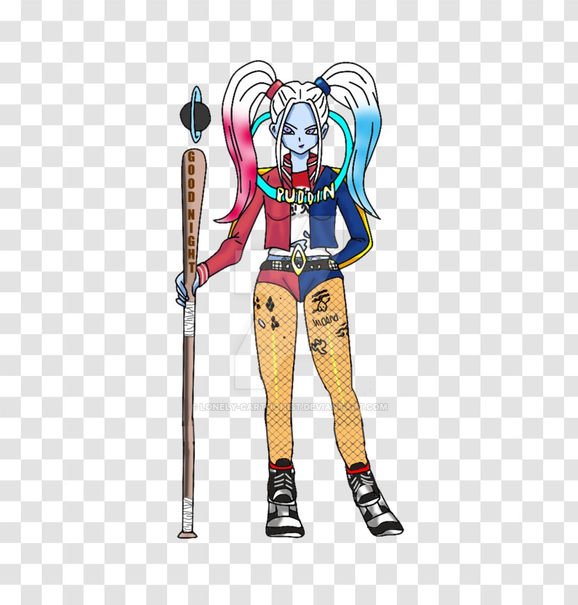 Chi-Chi Harley Quinn Vegeta Cartoon Puar - Heart Transparent PNG