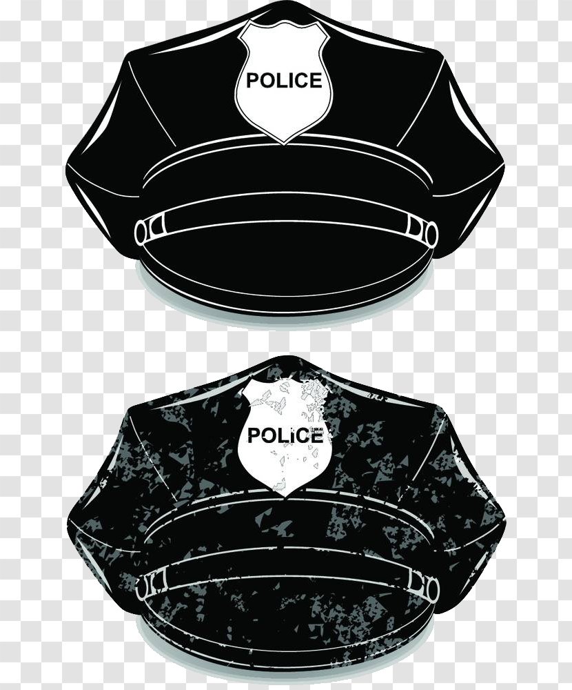 Police Stock Photography Peaked Cap Illustration - Brand - A Handsome Hat Transparent PNG