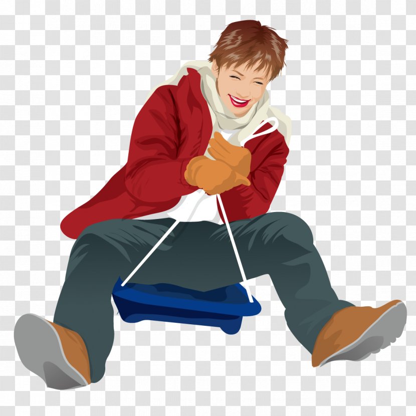 Skiing Sled Winter Sport - Shoe - Play Ski Boy Transparent PNG