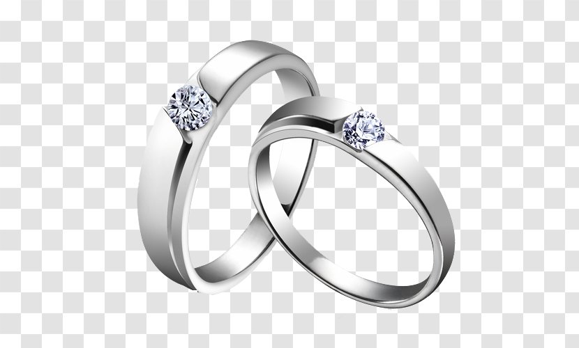 Earring Silver Jewellery Cubic Zirconia - Marriage Ring Transparent PNG