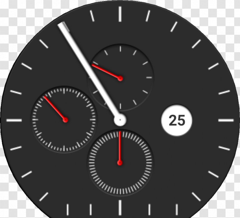 Clock Face LG G Watch Urbane - Asus Zenwatch Transparent PNG