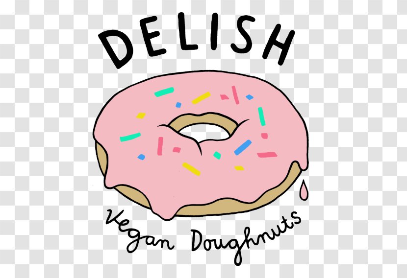 Donuts Delish Vegan Doughnuts Tea Smoked Salt Mi Cabra Vegana - Silhouette Transparent PNG