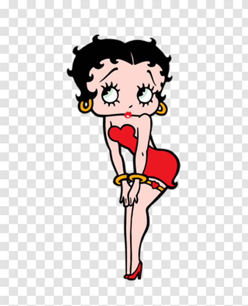 Betty Boop Animated Cartoon Character - Watercolor Transparent PNG