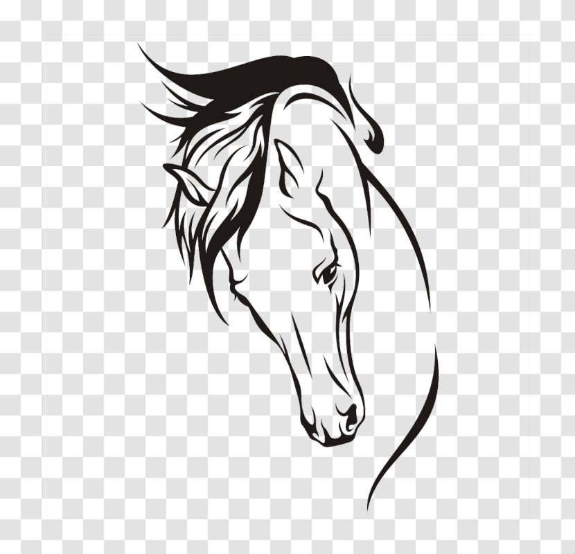 How To Draw A Horse Drawing Sketch - Cartoon Transparent PNG