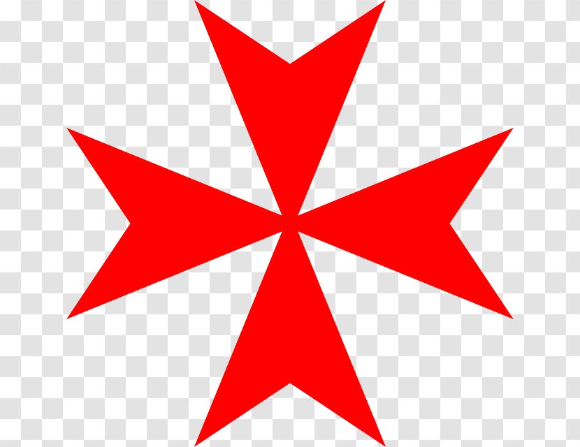 Maltese Dog Cross Malta Clip Art - Triangle - Christian Transparent PNG