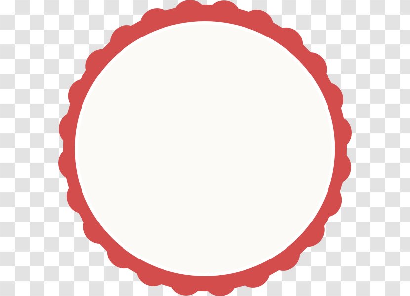 Circle Area Pattern - Red - Frame Cliparts Transparent PNG