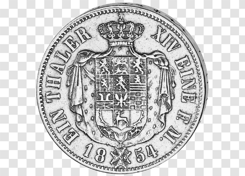 Commemorative Coin Thaler Silver Medal Transparent PNG
