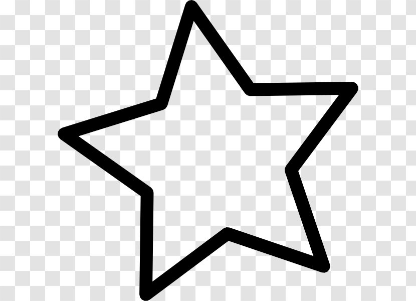 Star Shape The Trial Series Clip Art - Blank White Cliparts Transparent PNG