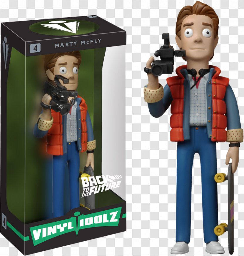 Funko Back To The Future - Action Toy Figures - Marty Mcfly Vinyl Idolz FutureMarty Dr. Emmett Brown McFly Transparent PNG