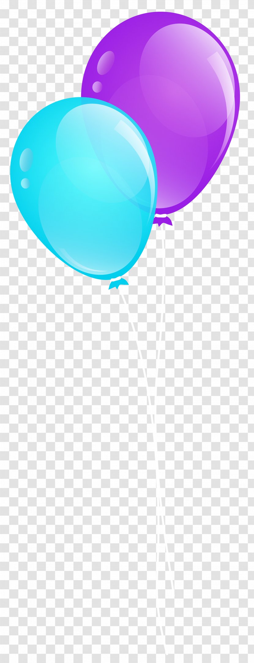 Balloon Purple Blue-green Clip Art - Silhouette - Balloons Cliparts Transparent PNG