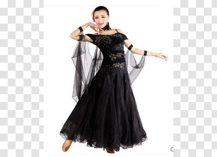 Gown Cocktail Dress Shoulder Black M - Heart Transparent PNG