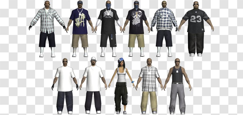 Grand Theft Auto V Auto: San Andreas Vice City Multiplayer Varrios Los Aztecas - Clothing - Outerwear Transparent PNG