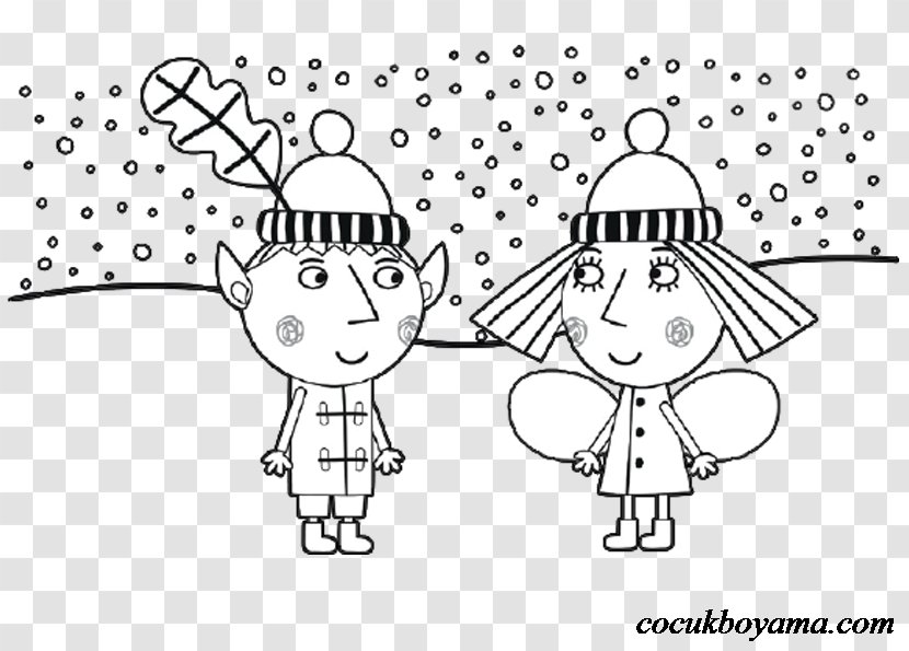 Coloring Book Elf Drawing Fairy Child - Silhouette Transparent PNG