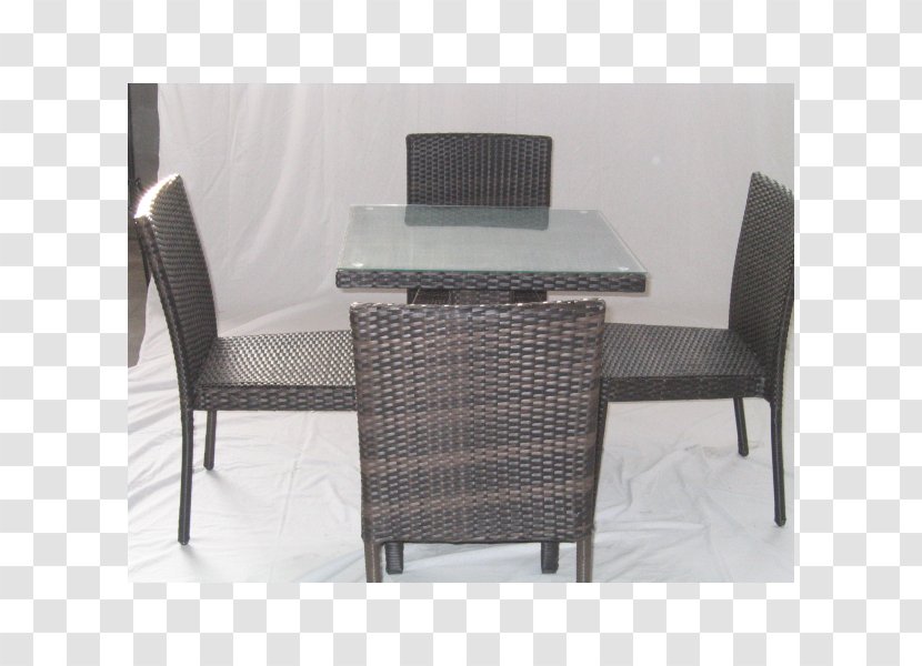 Table Chair Furniture Terrace Polyrattan - House Transparent PNG