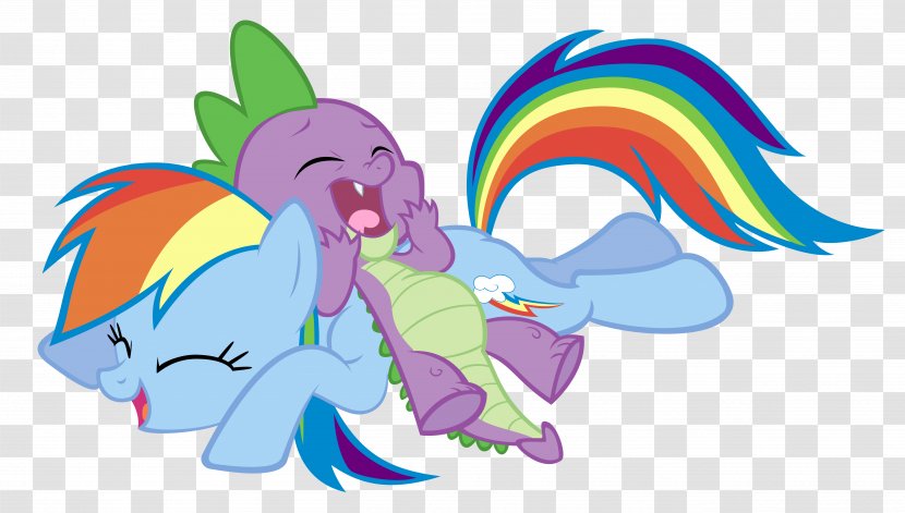 Rainbow Dash Spike Pony Pinkie Pie Applejack - Watercolor - My Little Transparent PNG