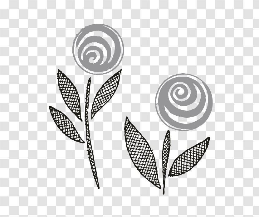 Body Jewellery Leaf White - Spiral Transparent PNG