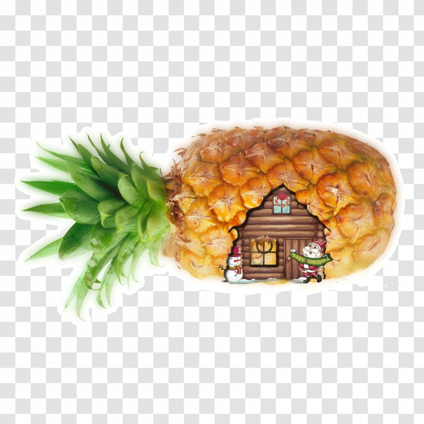 Pineapple Vegetarian Cuisine Fruit Cottage - House Transparent PNG