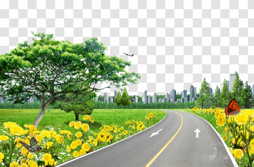 Road Pixel Download - Lawn - On The Transparent PNG