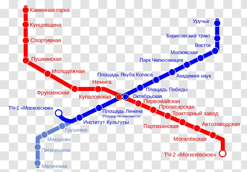 Rapid Transit Kastryčnickaja Kupalaŭskaja Minsk Metro Map - Information Transparent PNG