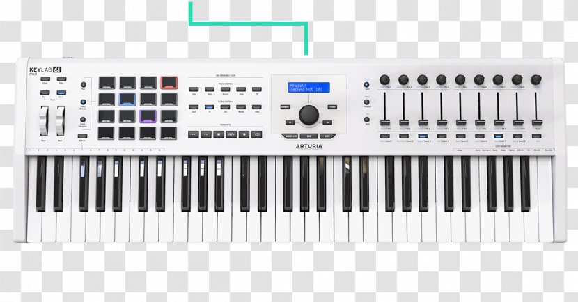 Digital Piano Electronic Keyboard Arturia MIDI Controllers - Tree - Musical Instruments Transparent PNG