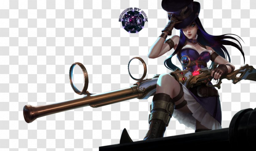 League Of Legends Desktop Wallpaper Riot Games Ahri Caitlyn - Display Resolution Transparent PNG