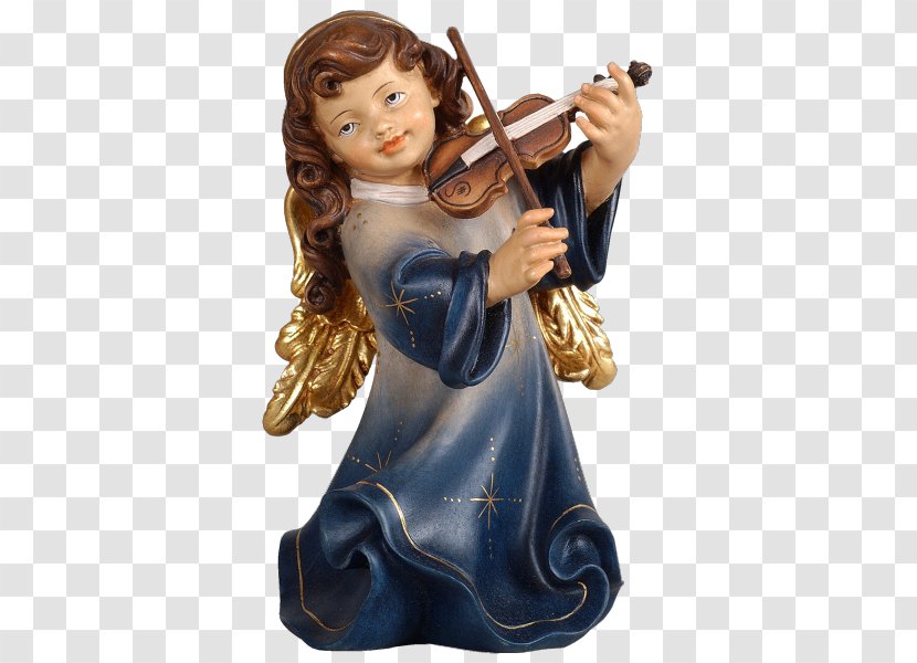 Angel Violin Putto Alps Statue - Christmas Transparent PNG