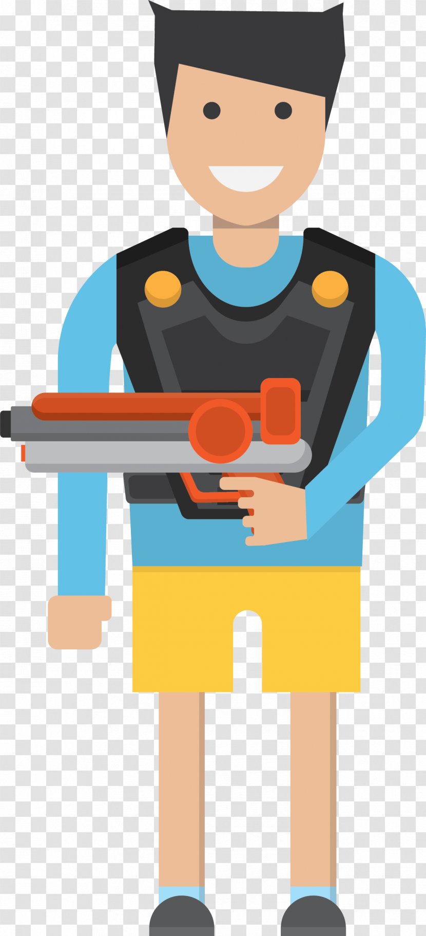 Download - Arm - The Policeman Carried A Gun Transparent PNG