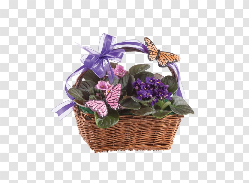 Floral Design Food Gift Baskets Cut Flowers - Poinsettia - Flower Transparent PNG