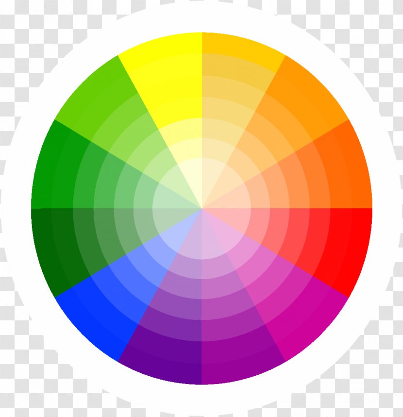 Color Wheel Circle Disk Yellow - Set Transparent PNG