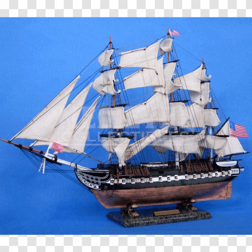 USS Constitution Brigantine Clipper Ship Of The Line - Sailing Transparent PNG