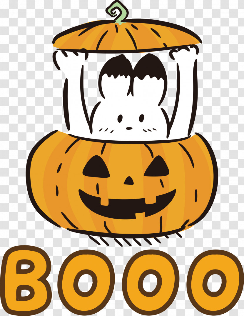 Booo Happy Halloween Transparent PNG