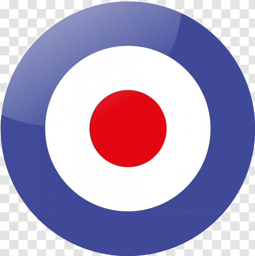 Mod Logo The Who Roundel - Blue Transparent PNG