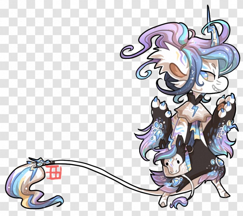 Legendary Creature Horse Unicorn Drawing - Tree - Plum Blossom Pattern Transparent PNG
