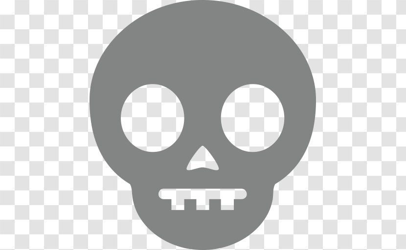 Human Skull Symbolism Emoji Emoticon - Text Messaging Transparent PNG
