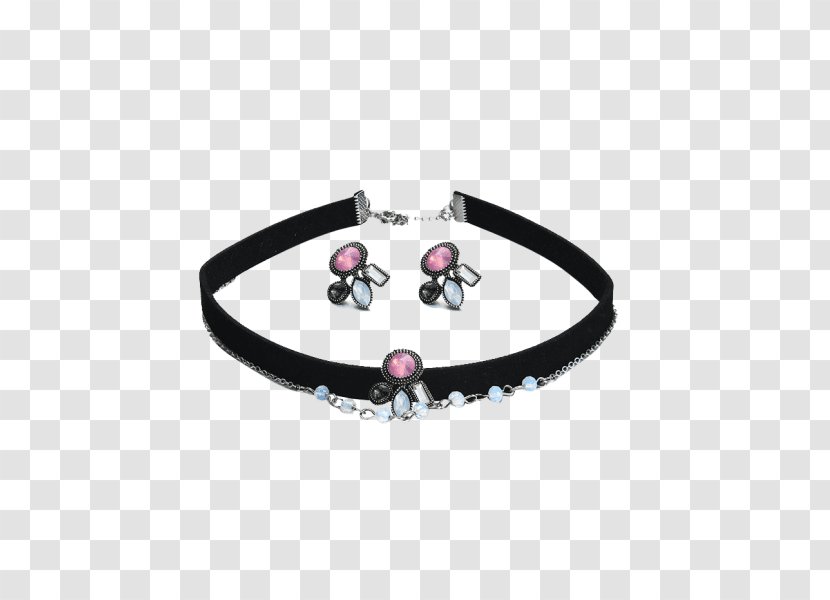 Earring Necklace Gemstone Choker Pendant - Imitation Pearl Transparent PNG