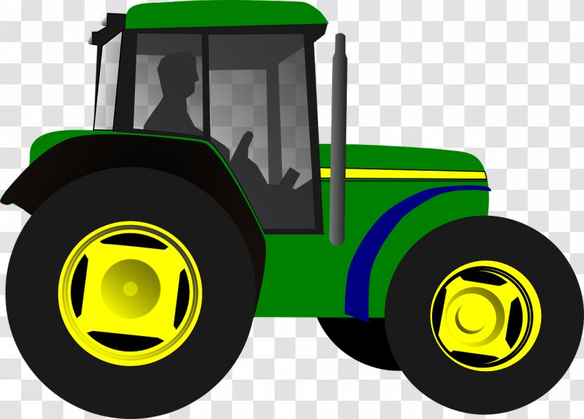 John Deere Tractor Agriculture Clip Art - Combine Harvester Transparent PNG