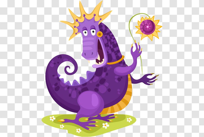 Cute Dragons - Organism - Violet Transparent PNG