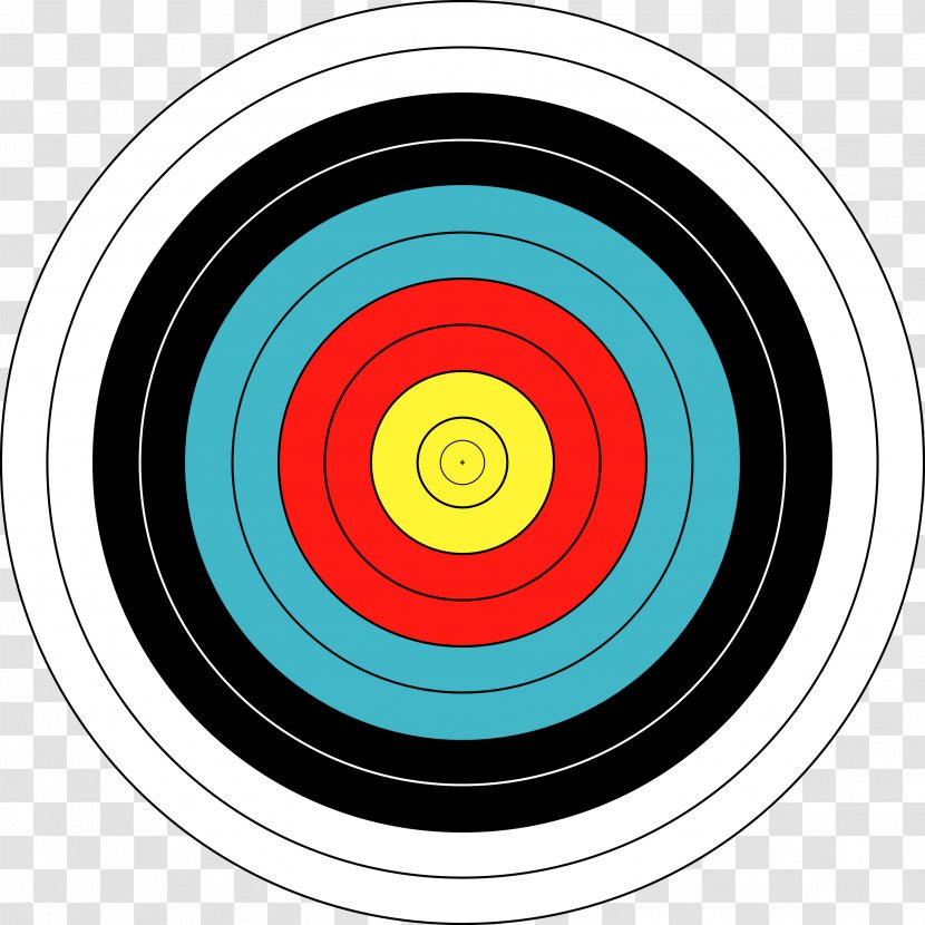 Target Archery Shooting Clip Art - Picture Of Bullseye Transparent PNG