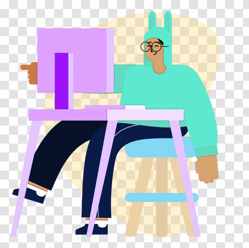 Easel M Cartoon Easel Meter Chair Transparent PNG