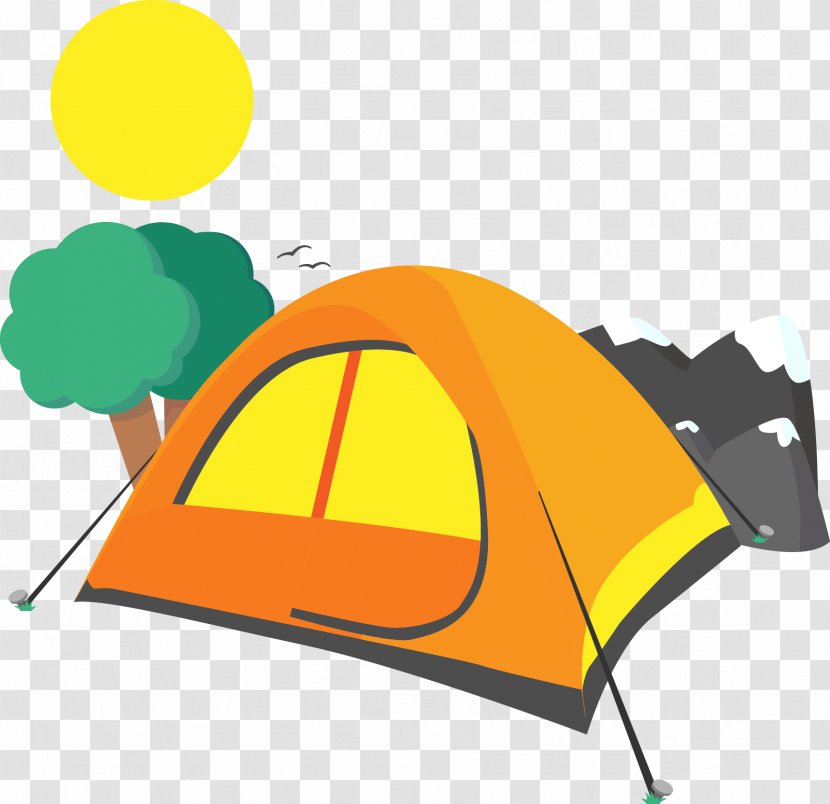 Camping Tent Computer File - Product Design - Morning Sun Rises Picture Transparent PNG