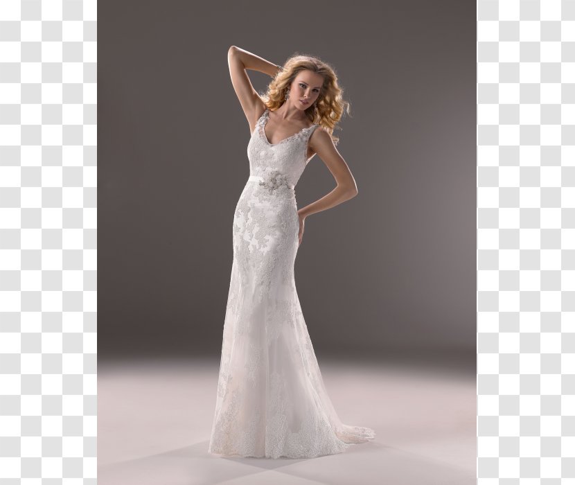 Wedding Dress Spaghetti Strap Neckline Bride - Bridal Accessory - Maggie Sawyer Transparent PNG