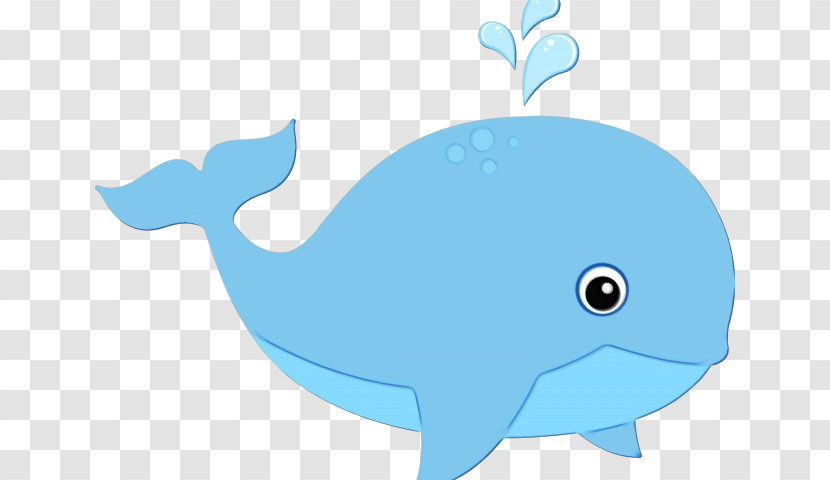 Cartoon Blue Whale Whales Drawing Dolphin Transparent PNG